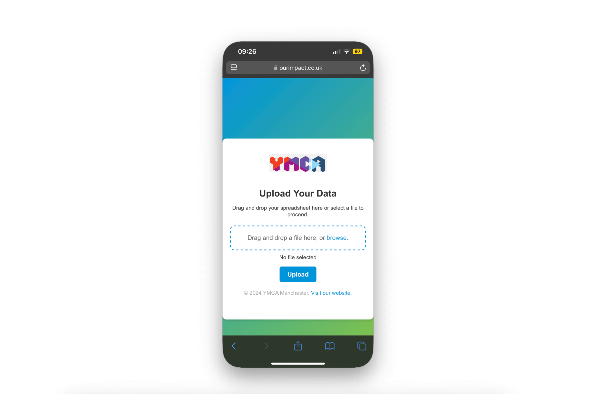 OurImpact phone app example